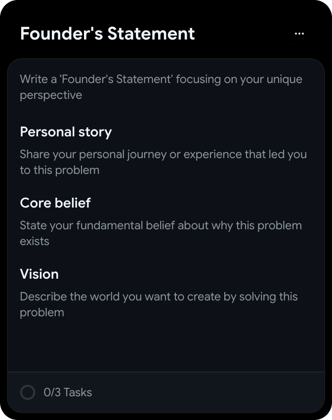founders statement